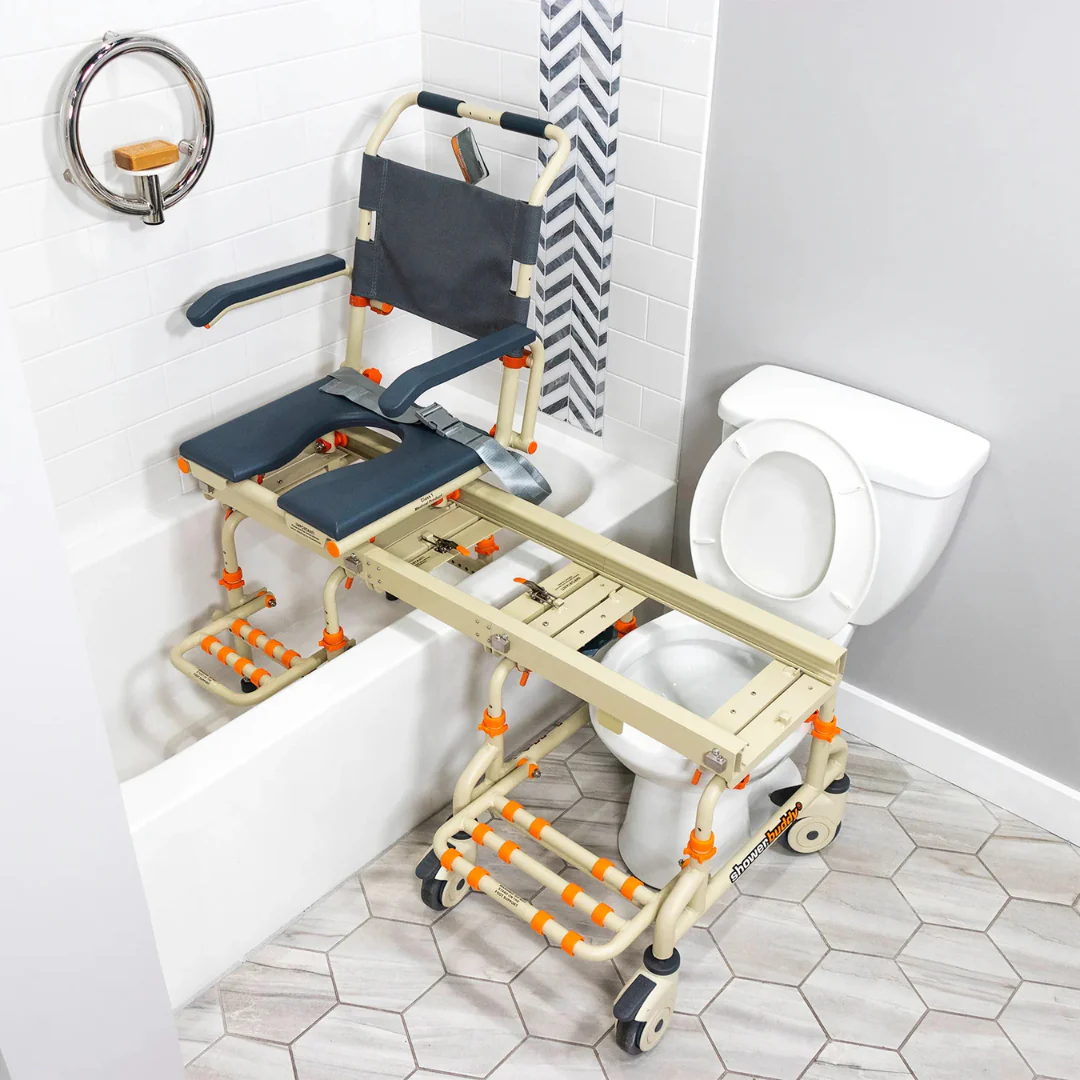 ShowerBuddy SB2 TubBuddy Bathing System with Rolling Chair - Image 2