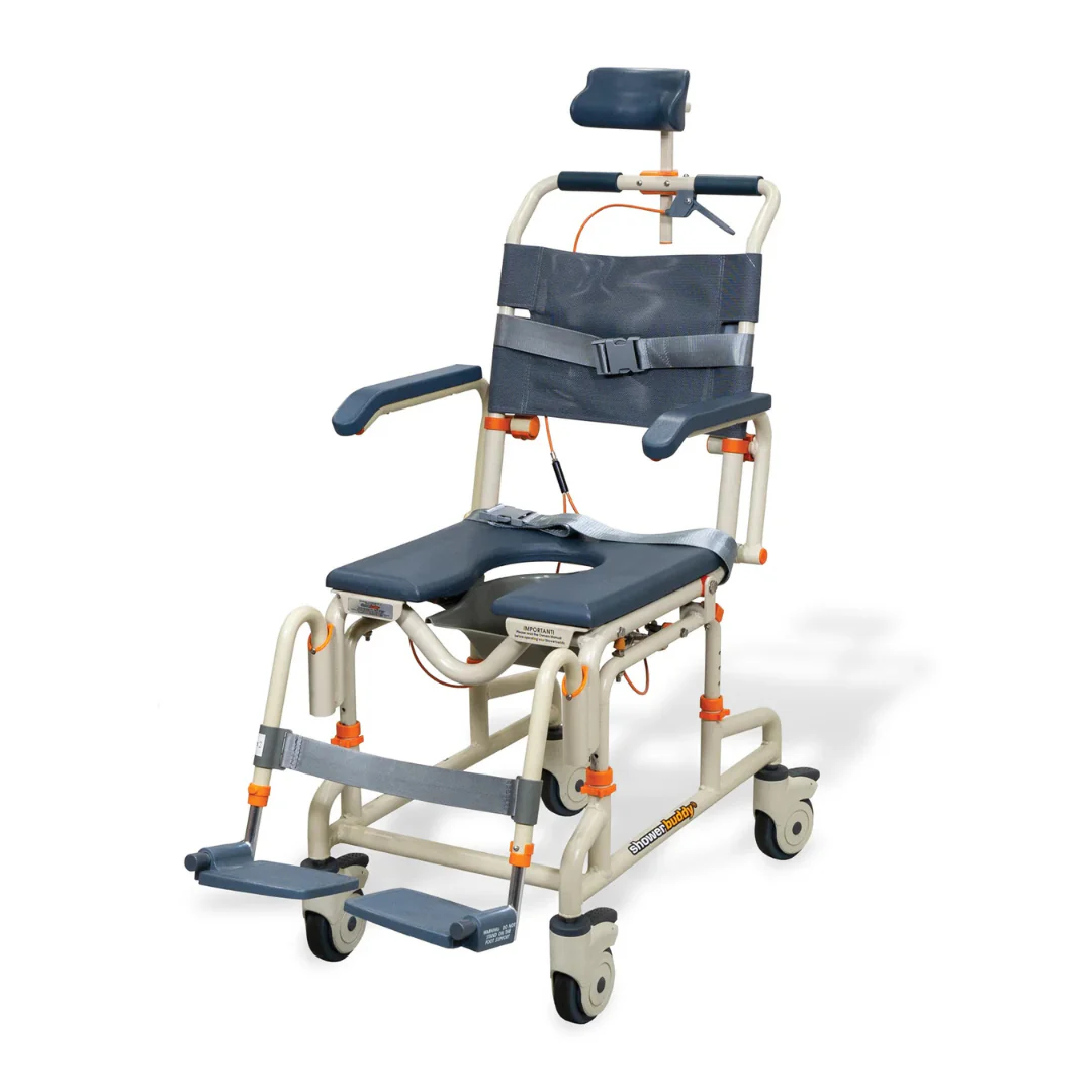 ShowerBuddy SB3T Roll-In Shower Chair with Tilt Recline