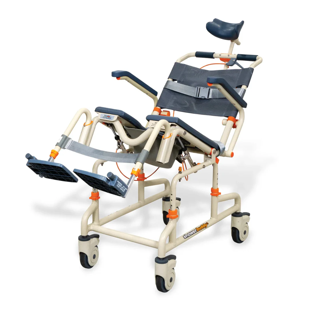 ShowerBuddy SB3T Roll-In Shower Chair with Tilt Recline - Image 5