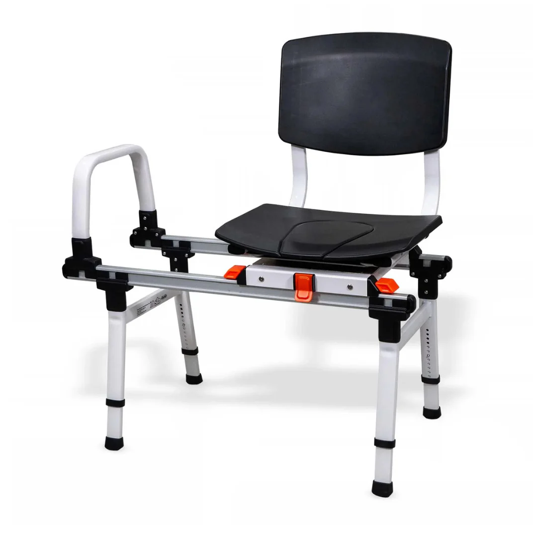 ShowerGlyde SG3 Sliding Transfer Bench with Swivel Seat - Image 7