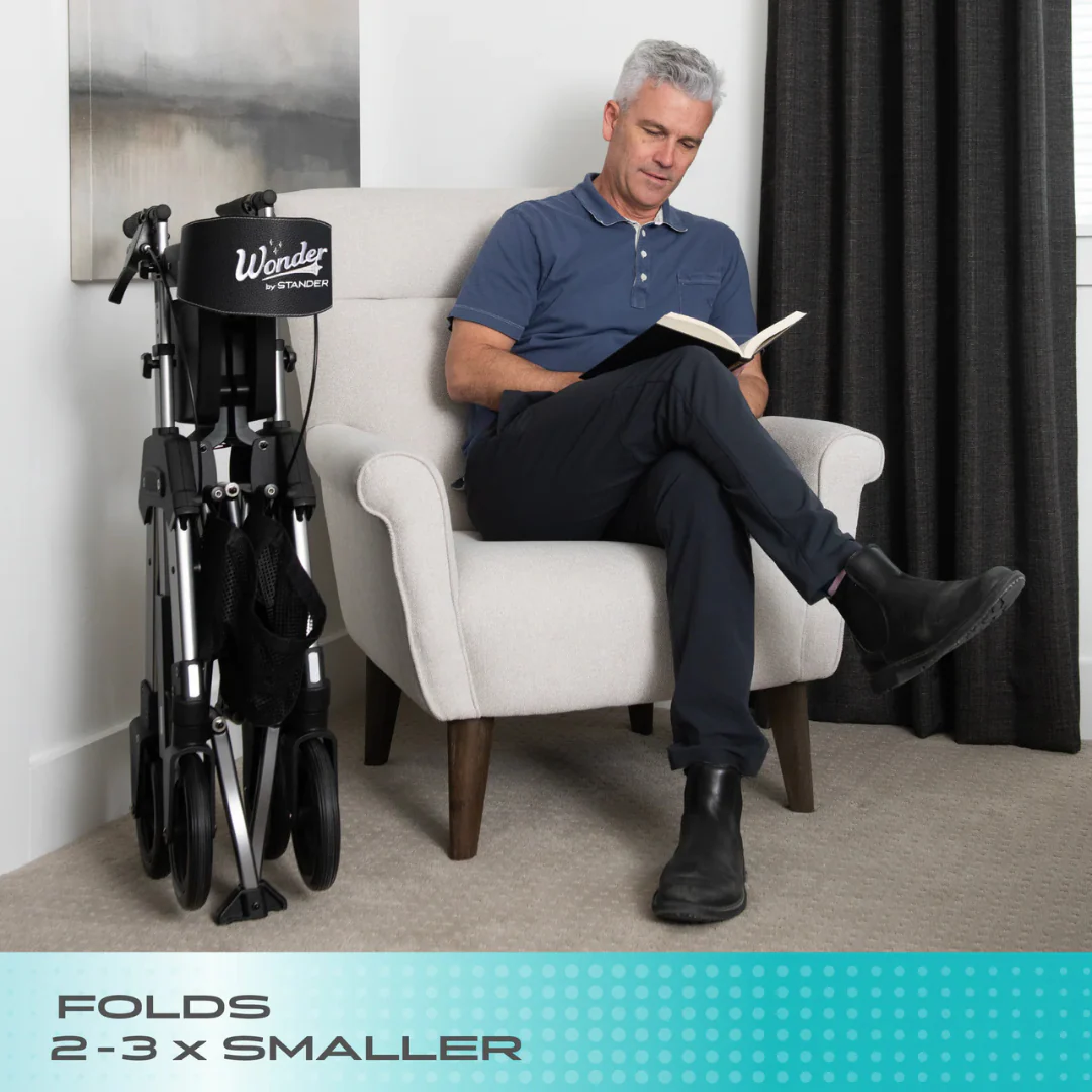 Signature Life Wonder Rollator HD - Portable Bariatric Walker - Image 12