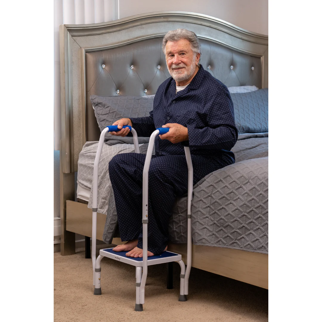 Step2Bed Mini Bedside Stepper with Fall Prevention Handles - Image 10