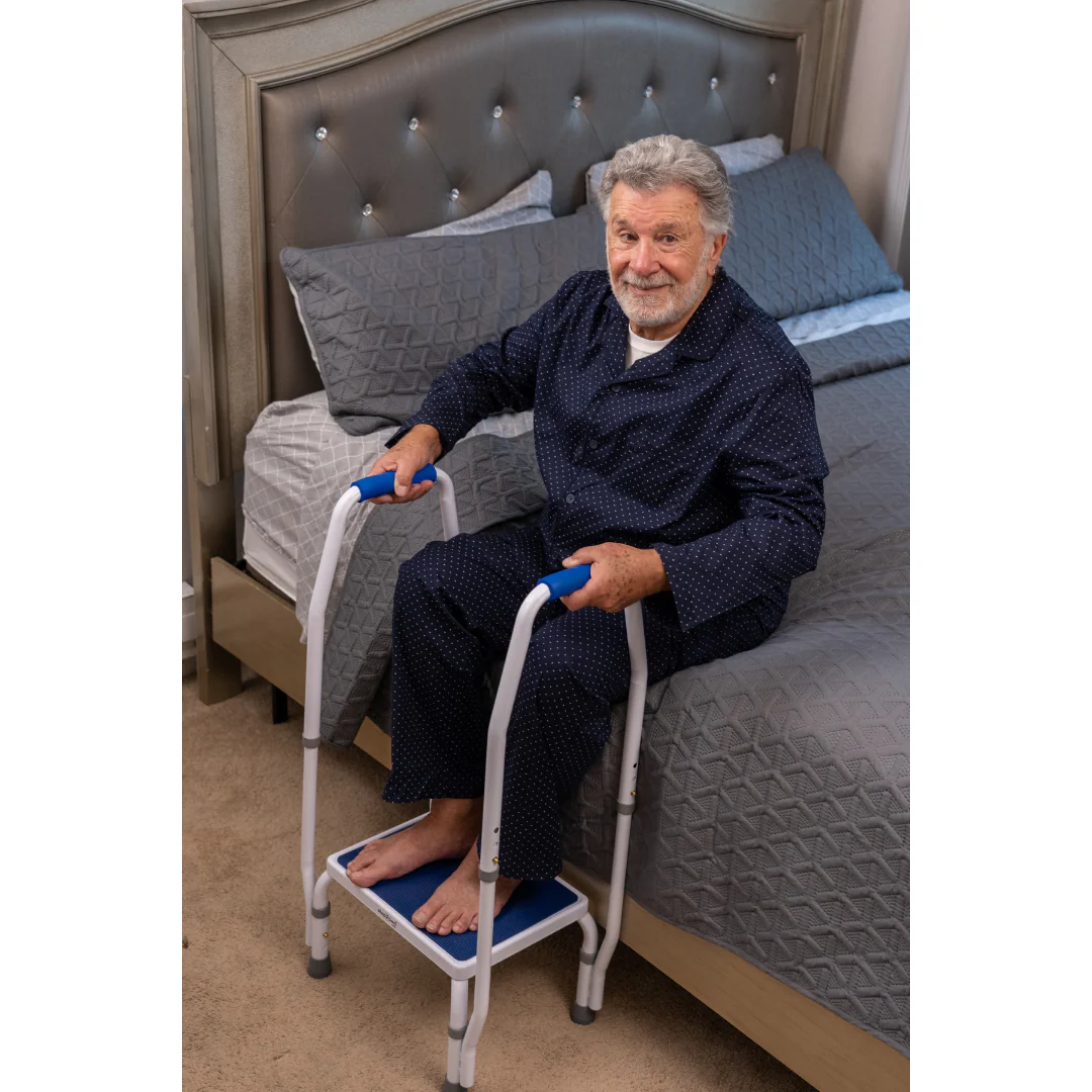 Step2Bed Mini Bedside Stepper with Fall Prevention Handles - Image 17