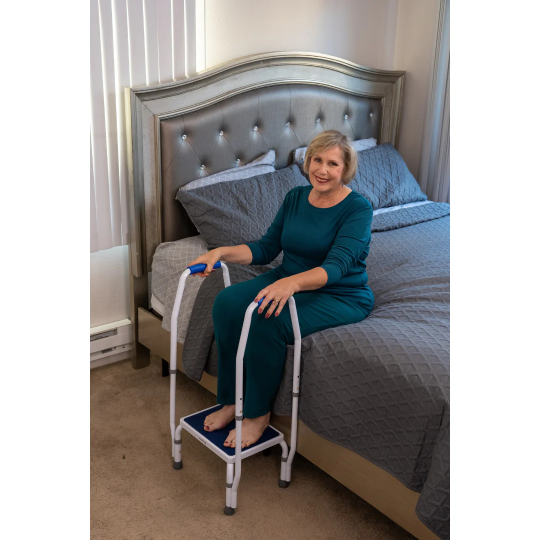 Step2Bed Mini Bedside Stepper with Fall Prevention Handles - Image 7