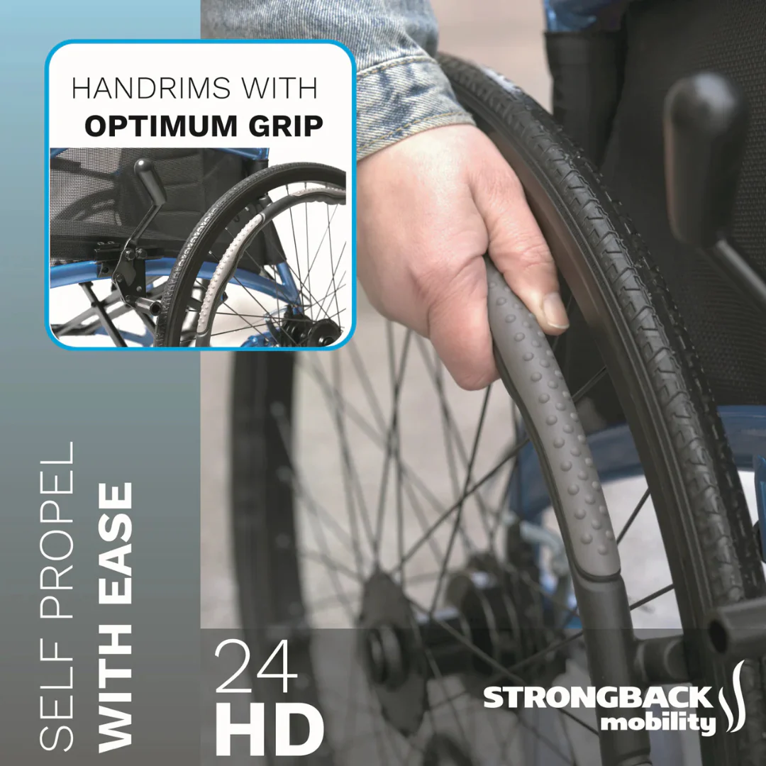 Strongback Mobility 24HD Heavy Duty Wheelchair - Image 3
