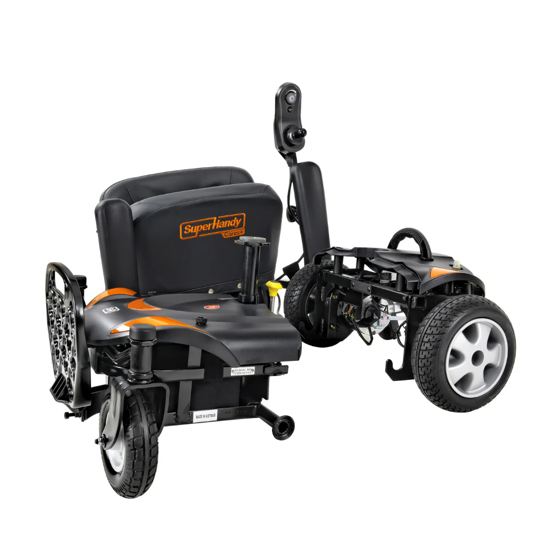 SuperHandy GoRide CRZ Portable Powerchair - Rear-Wheel Drive - Image 16