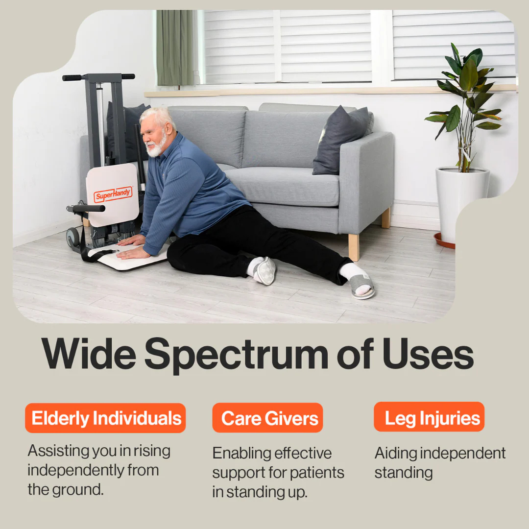 SuperHandy GoRise FS - Bariatric Electric Floor to Standing Lift Assistant - Image 7