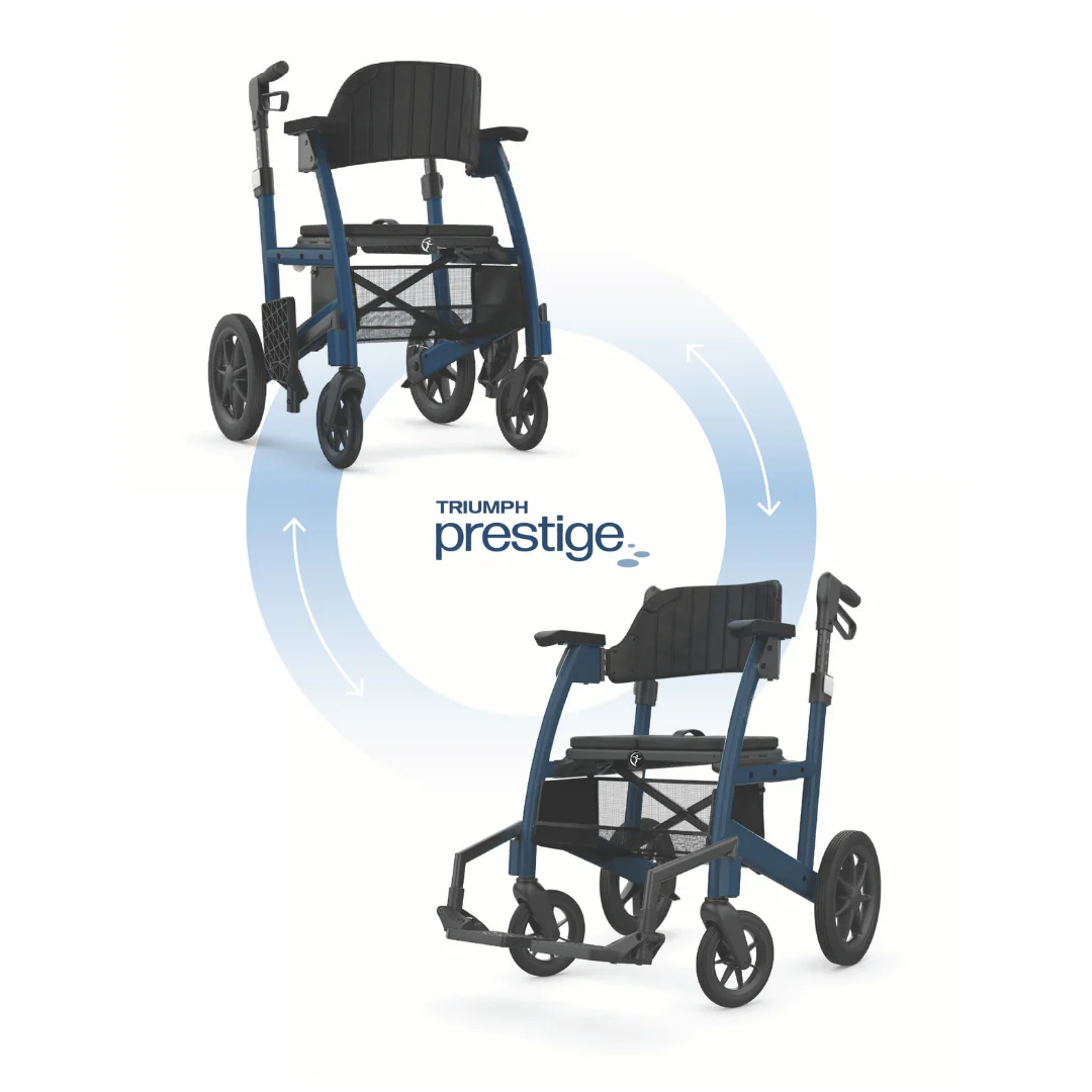 Triumph Mobility Prestige All-in-One Rollator and Transport Chair - Image 3