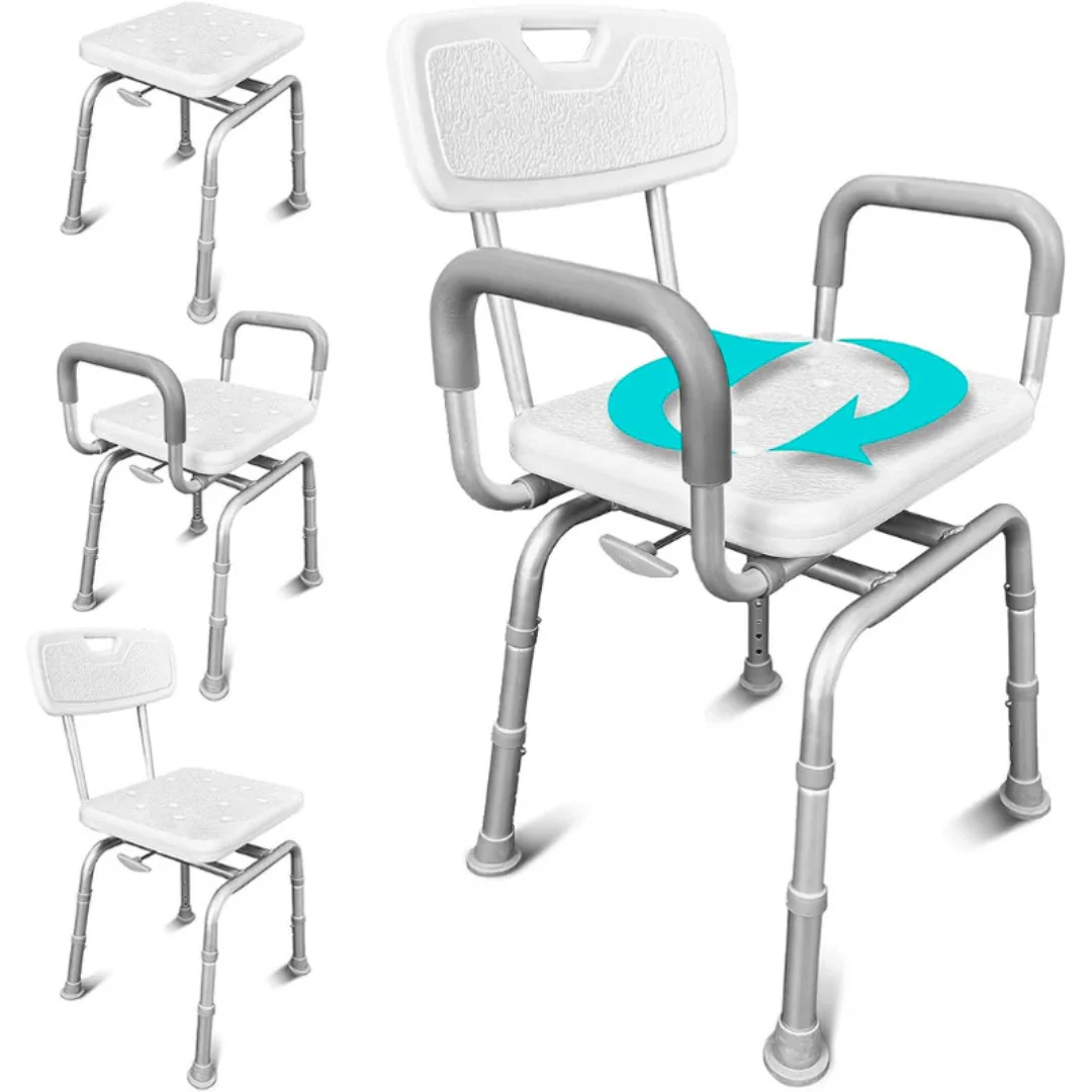 Vive Health Swivel Shower Chair - Rotates 90° - Open Box